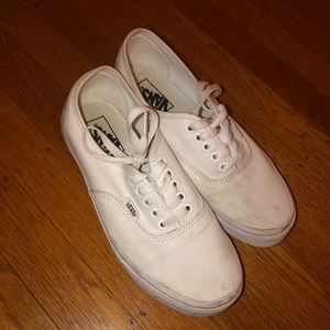 White Vans Authentic